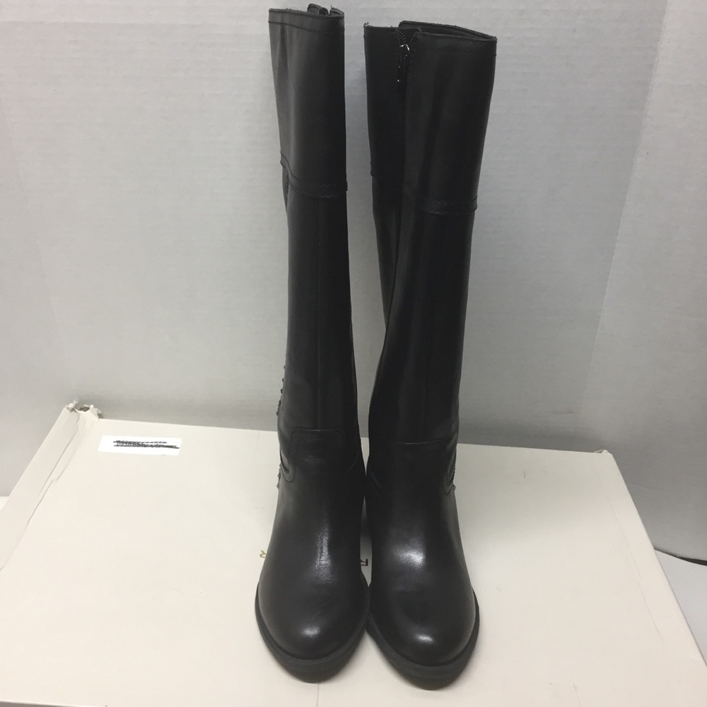 NIB Marc Fisher Galaya black leather tall Boot 5 - Picture 6 of 11